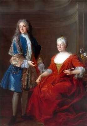 Francisco con su madre, Isabel Carlota de Orleans Autor desconocido, 1723